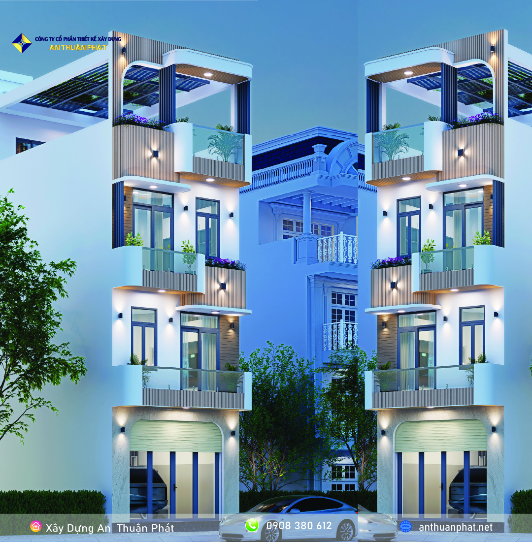 DỰ ÁN XÂY NHÀ 4 TẦNG TẠI BÀ ĐIỂM - CĐT ANH TIẾN