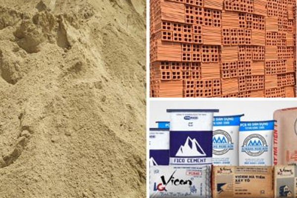 những vật liệu không thể thiếu khi xây nhà