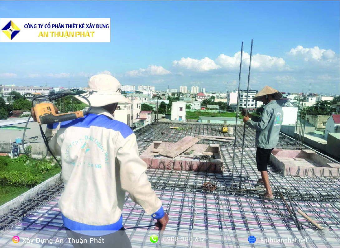 XÂY NHÀ PHẦN THÔ 4 TẦNG TẠI HÓC MÔN