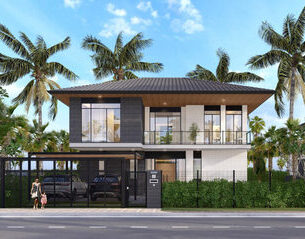 Xây Nhà Biệt Thư Vườn Kiểu Thái Đẹp Sang Trọng